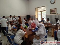PERUM PERHUTANI KPH BONDOWOSO GANDENG DINAS KESEHATAN GELAR PEMERIKSAAN KESEHATAN