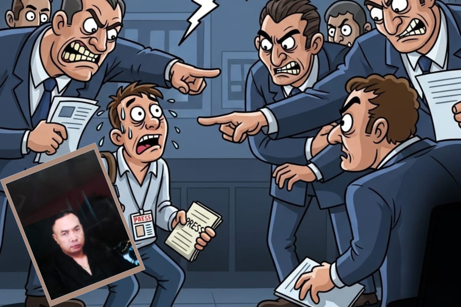 Gara-gara Pemberitaan, Anggota Jatanras polda jatim intimidasi awak media