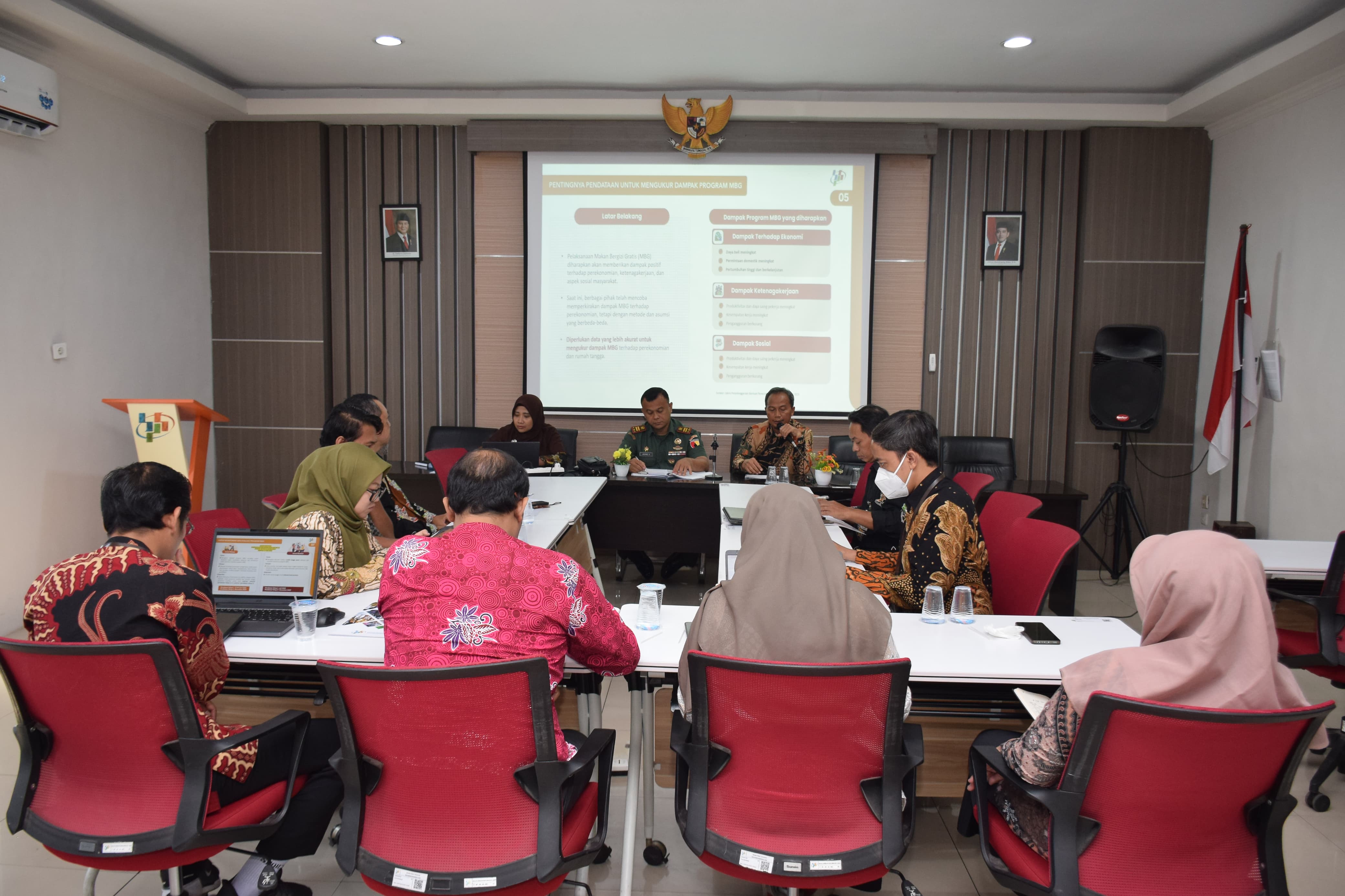 BPS Bondowoso Gandeng Kodim 0822 Bondowoso dan OPD, Perkuat Monitoring Program MBG