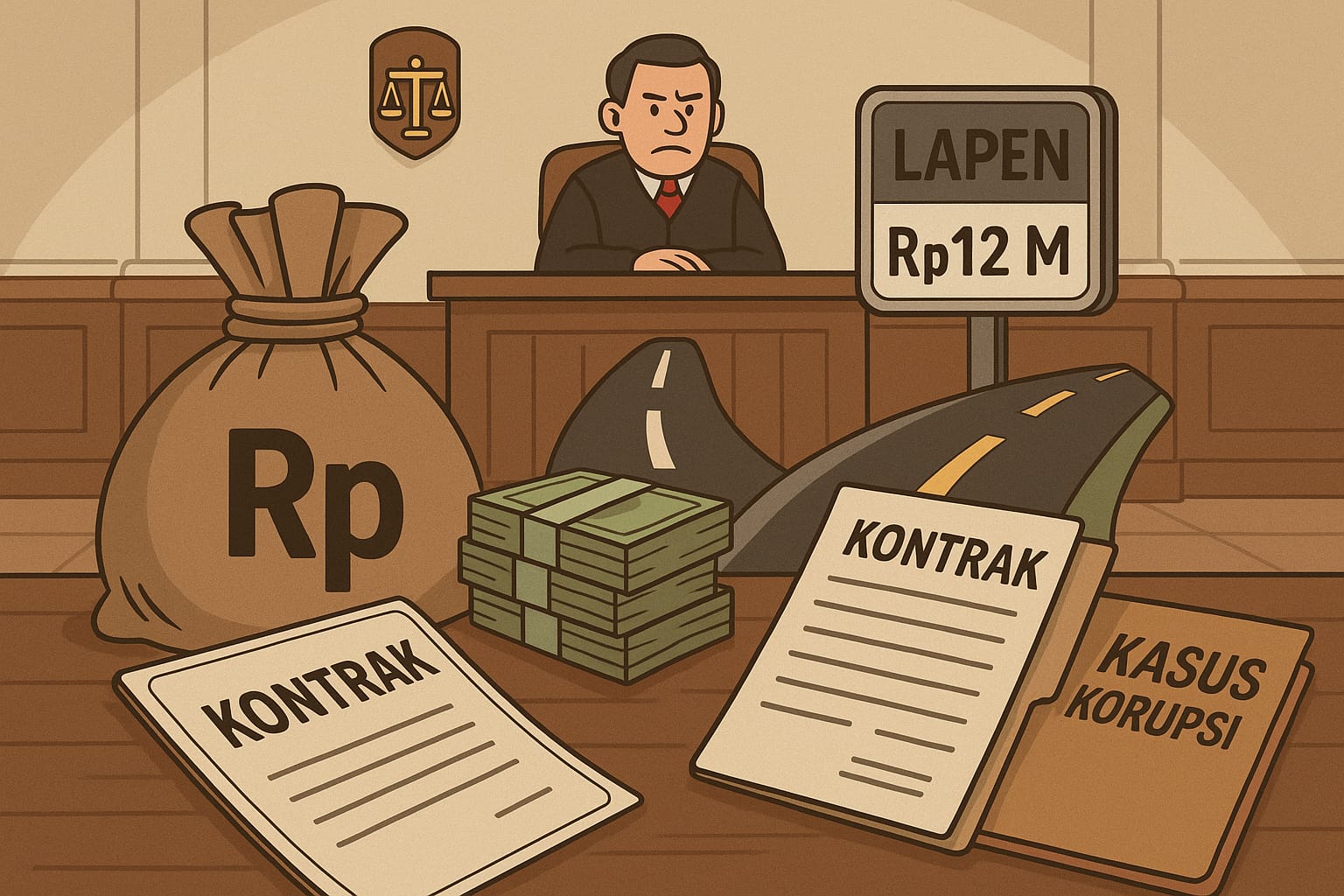 Dugaan Korupsi Proyek Lapen Pagu Anggaran 12 Milyard di Sampang