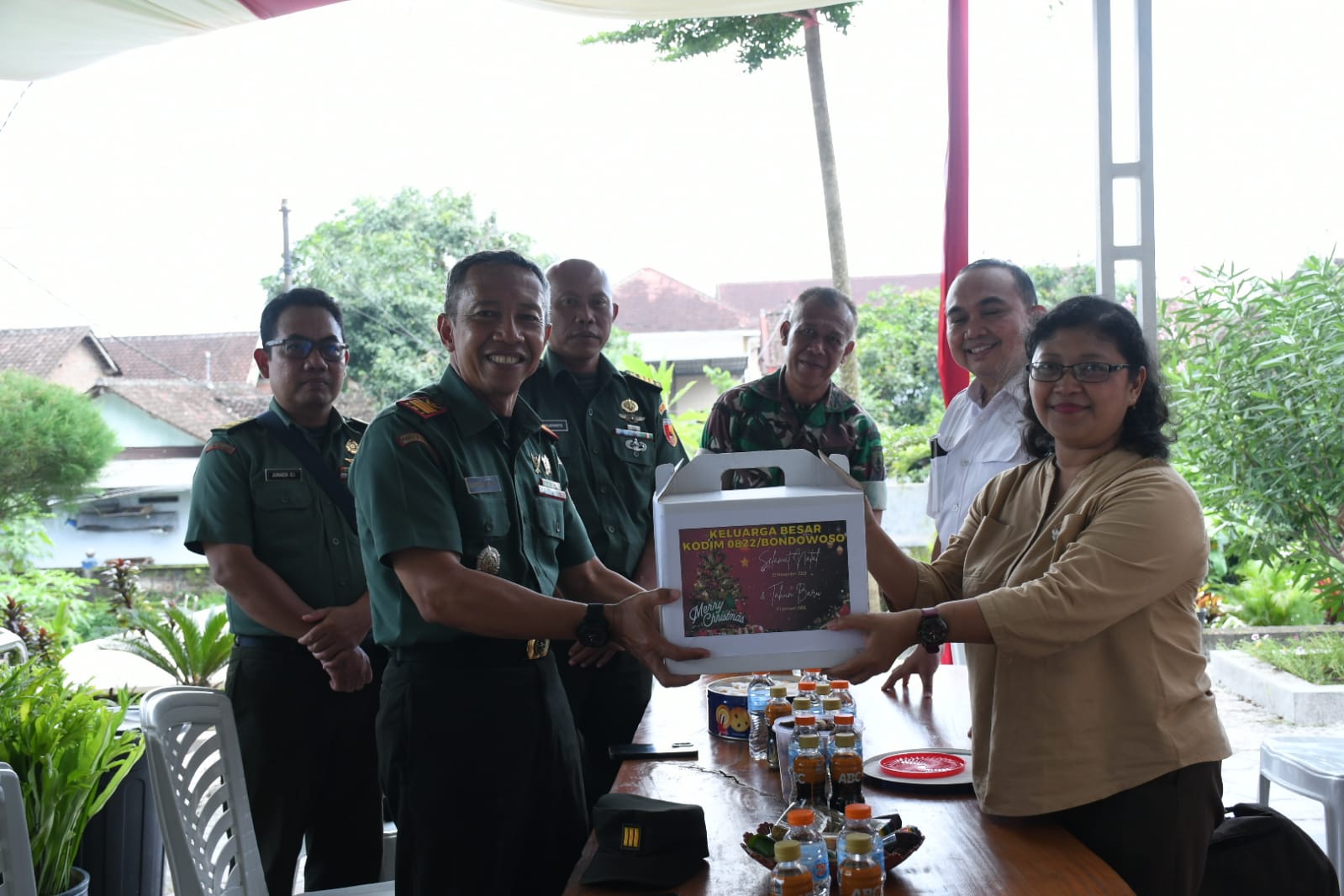 Humanis Jelang Natal, Kodim 0822 Bondowoso Sambangi Pendeta dan Pastur