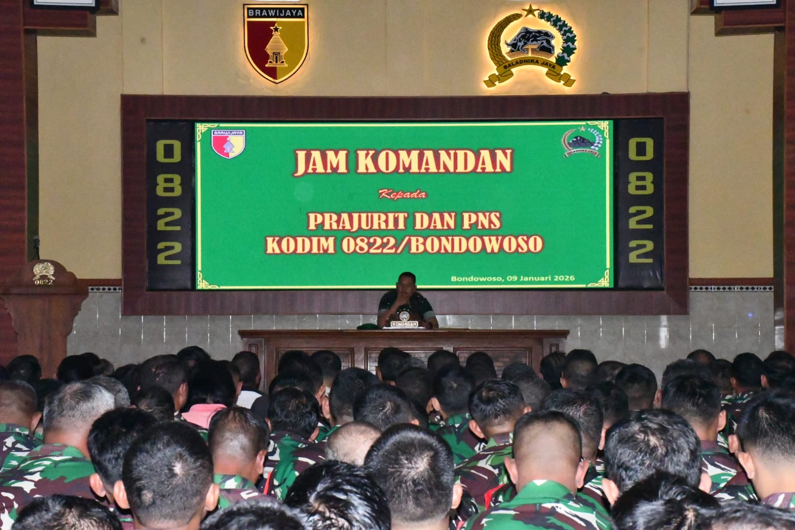 Jam Komandan Kodim 0822, Dandim Tekankan Dukung MBG Dan KDKMP Serta Dorong Peran Aktif Babinsa