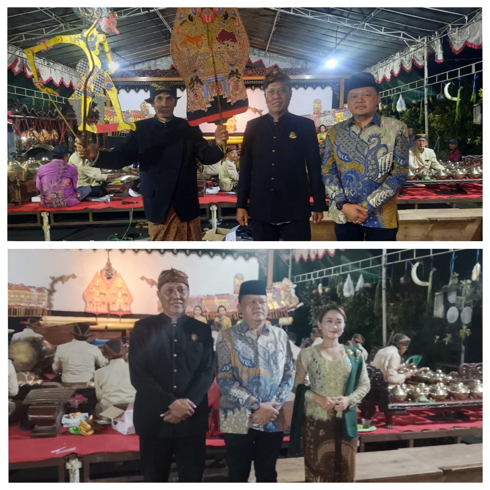 Pagelaran Seni Budaya Wayang Kulit Dalam Rangka Sedekah Bumi Desa Wunut TA 2026