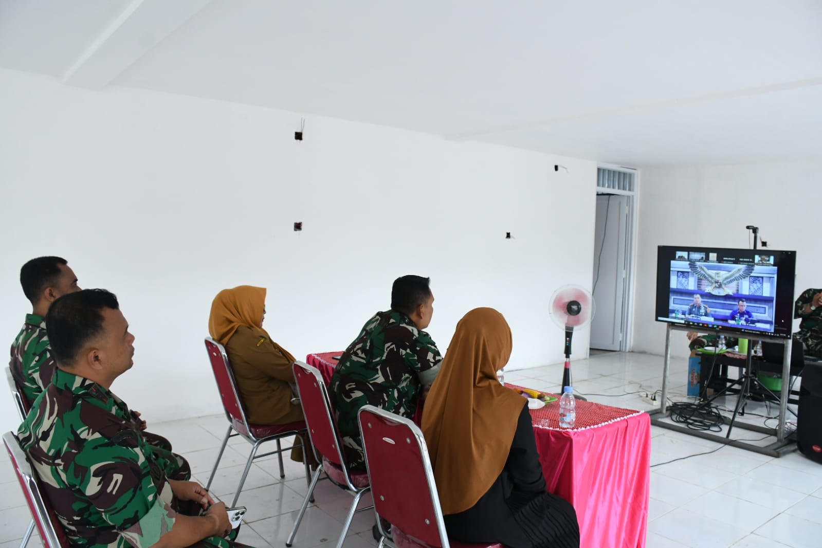 Kodim 0822 Bondowoso Hadiri Vidcon Nasional KDKMP, Dorong Koperasi Jadi Motor Ekonomi Desa