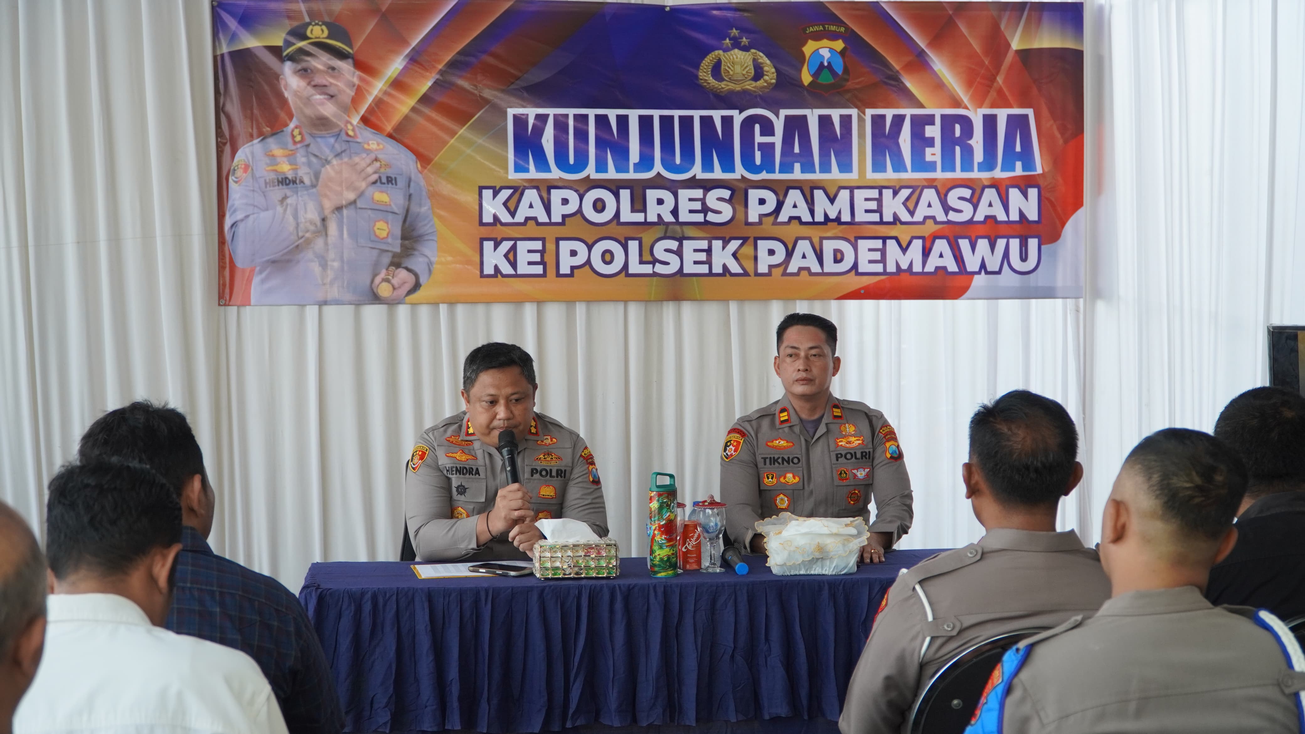 Kapolres Pamekasan Perkuat Soliditas dan Pelayanan Publik Lewat Kunjungan Kerja ke Polsek Jajaran