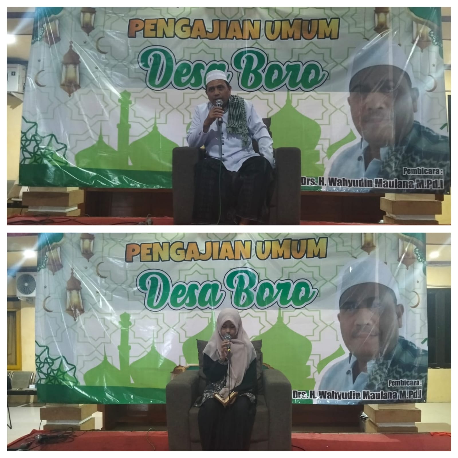 Mempererat Silaturahmi Antara Lembaga dan Masyarakat, Pemerintah Desa Boro Adakan Pengajian Umum